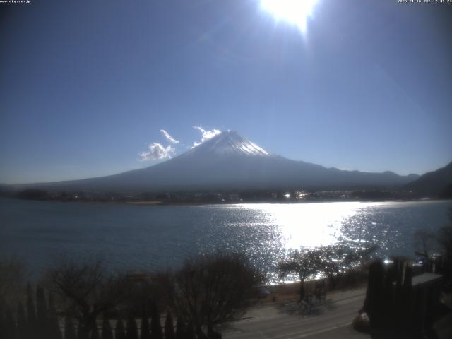 河口湖からの富士山