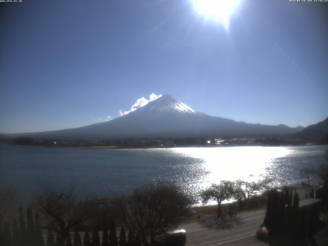 河口湖からの富士山