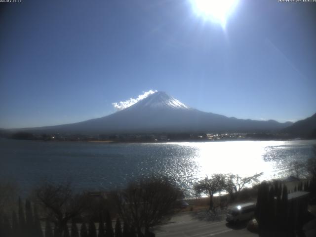 河口湖からの富士山