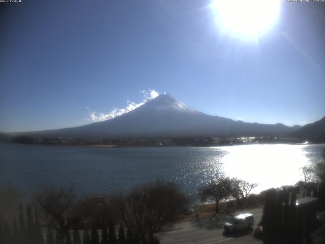 河口湖からの富士山