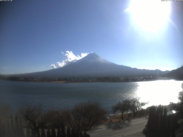河口湖からの富士山