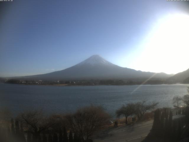 河口湖からの富士山