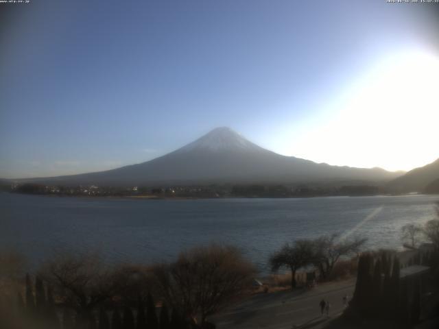 河口湖からの富士山