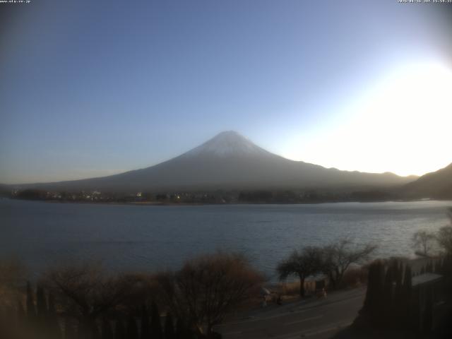 河口湖からの富士山