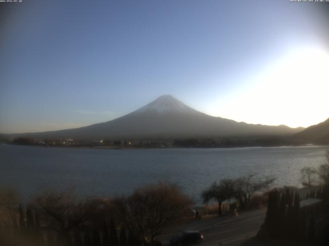 河口湖からの富士山