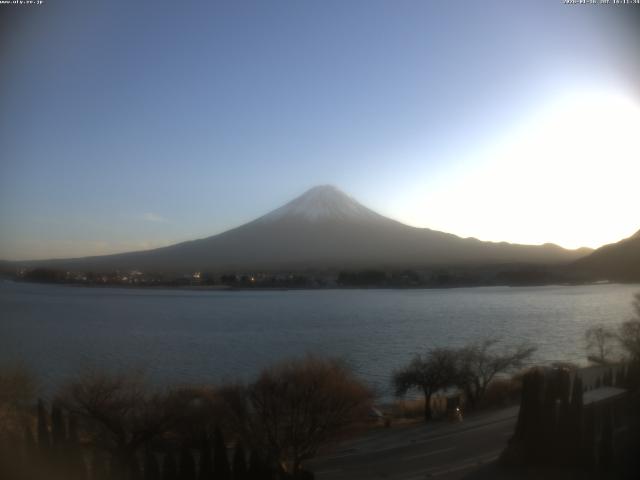 河口湖からの富士山