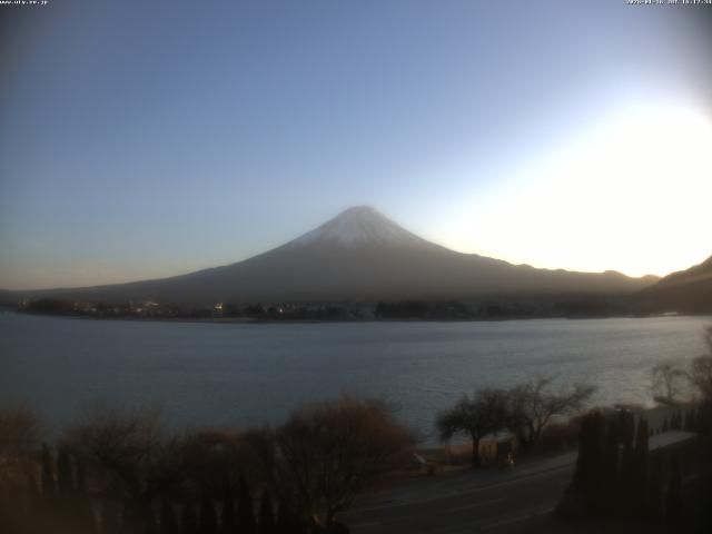 河口湖からの富士山