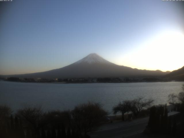 河口湖からの富士山