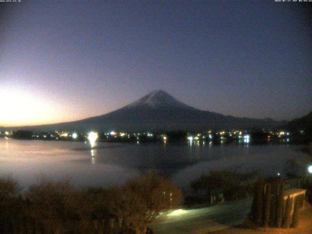 河口湖からの富士山