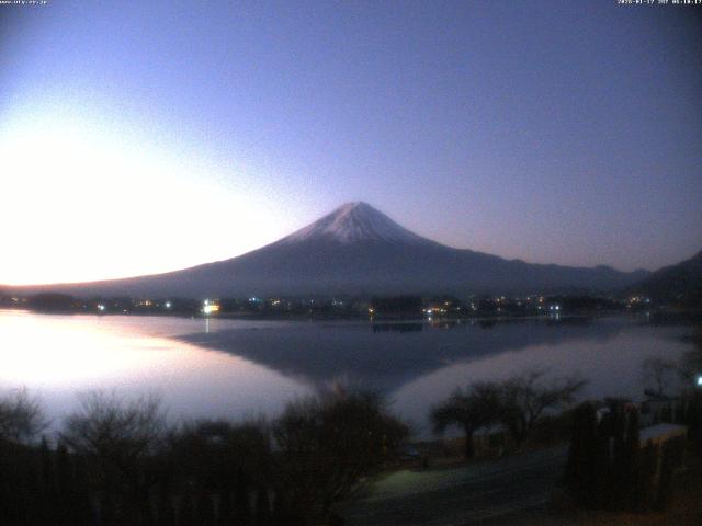 河口湖からの富士山