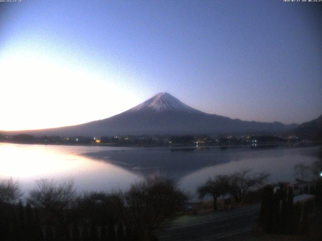 河口湖からの富士山