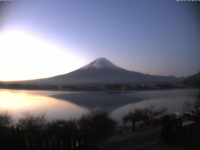 河口湖からの富士山