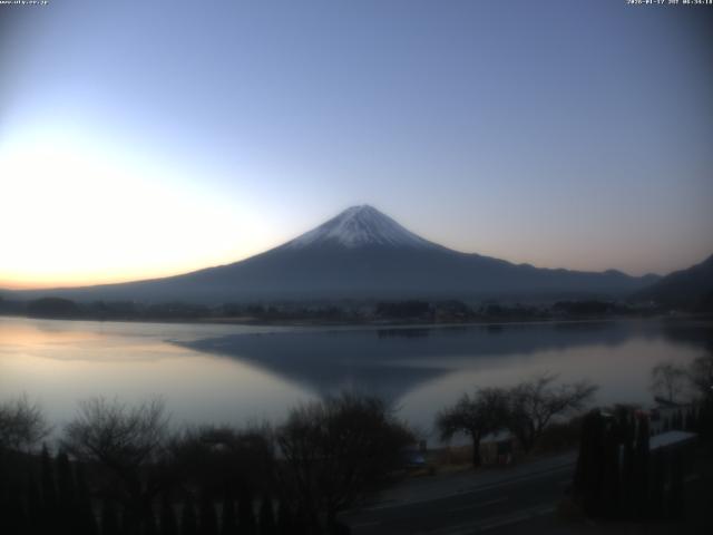 河口湖からの富士山