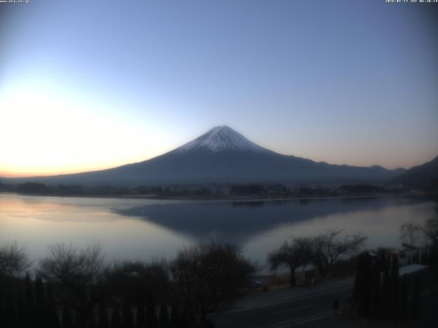 河口湖からの富士山