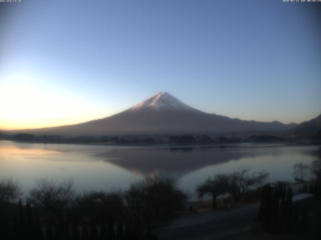 河口湖からの富士山