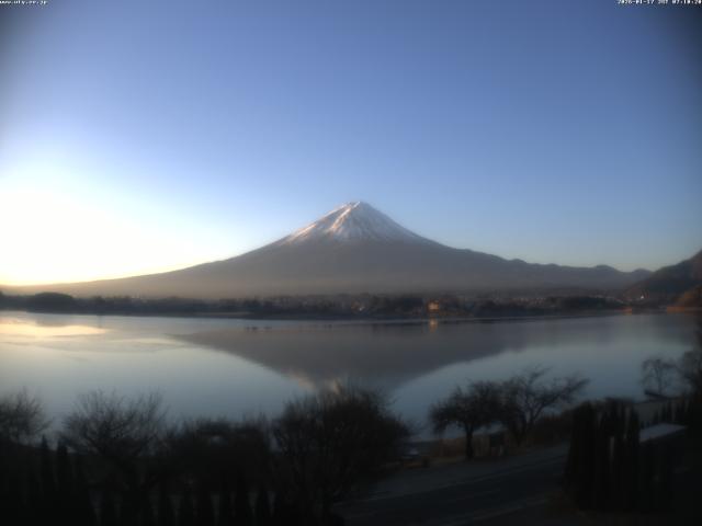 河口湖からの富士山