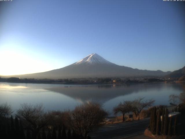 河口湖からの富士山