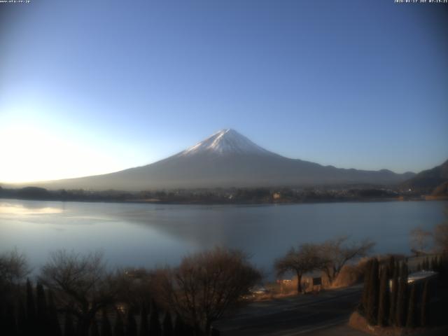 河口湖からの富士山