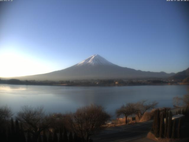 河口湖からの富士山
