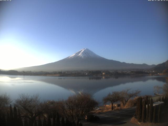 河口湖からの富士山