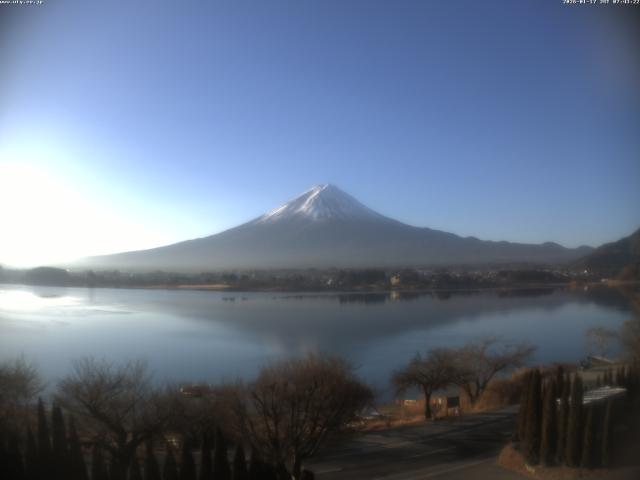 河口湖からの富士山