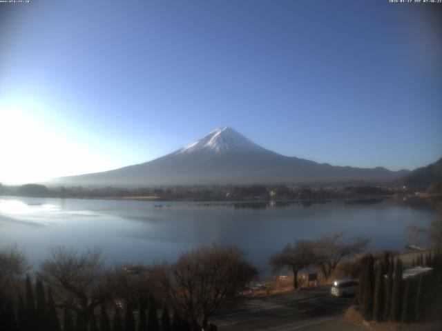 河口湖からの富士山