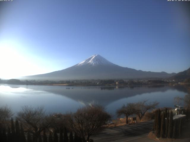 河口湖からの富士山