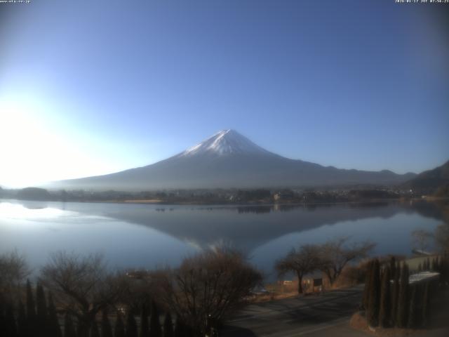 河口湖からの富士山