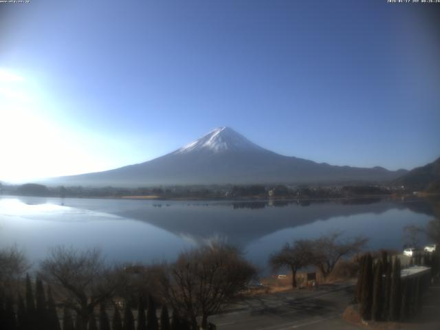 河口湖からの富士山