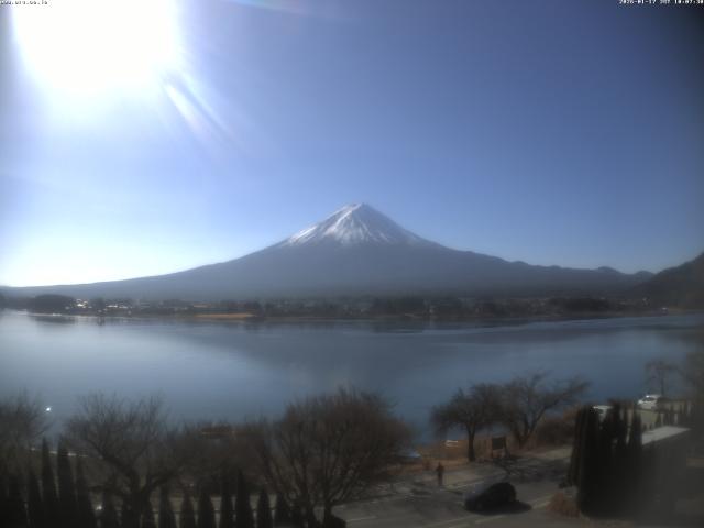 河口湖からの富士山