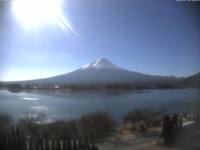 河口湖からの富士山