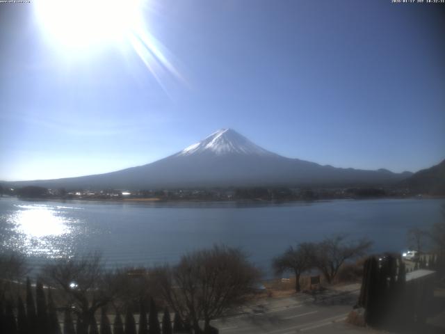 河口湖からの富士山