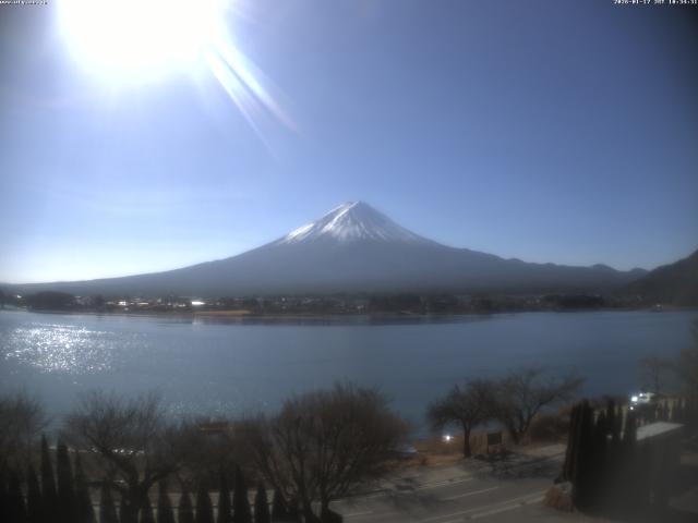 河口湖からの富士山