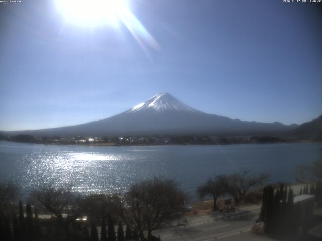 河口湖からの富士山