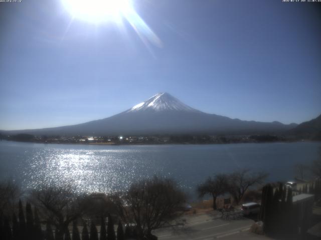 河口湖からの富士山