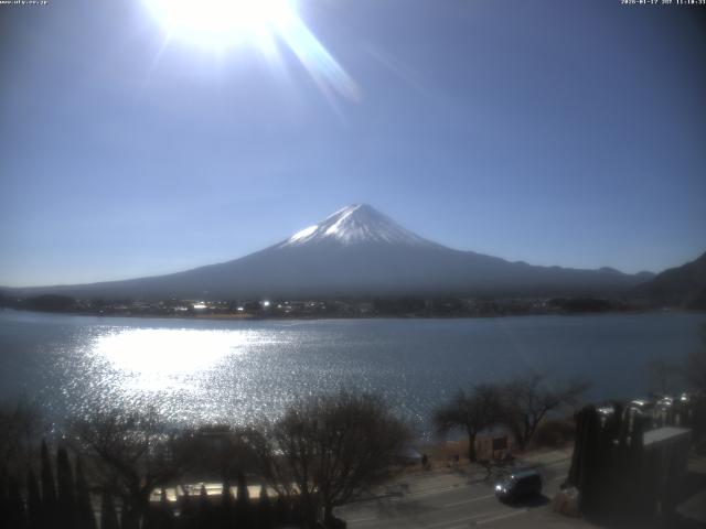 河口湖からの富士山