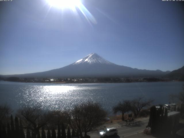 河口湖からの富士山