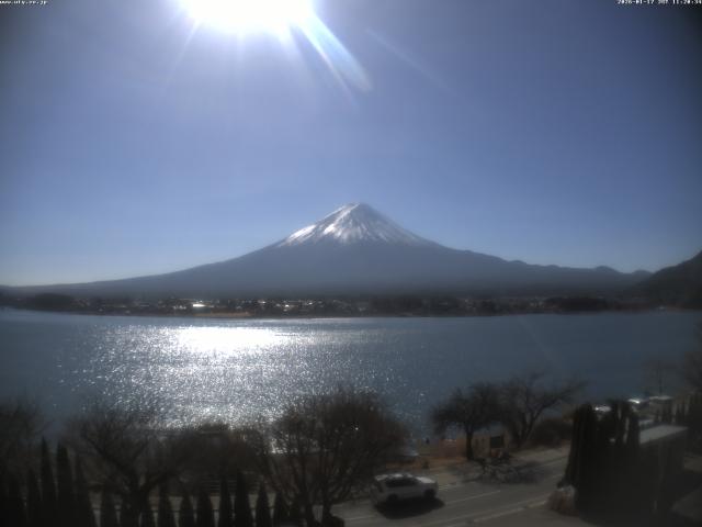 河口湖からの富士山