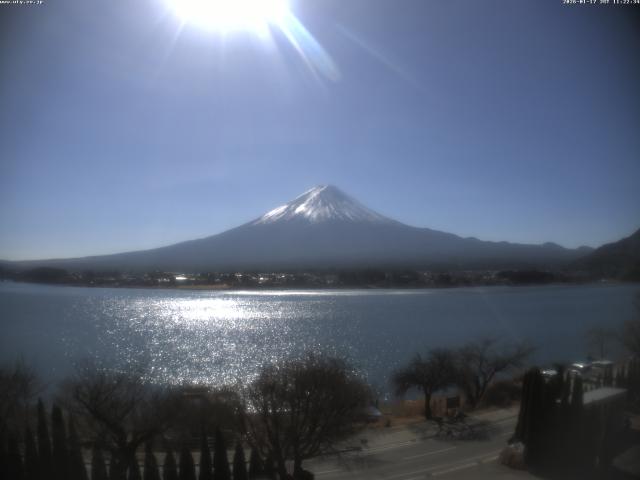 河口湖からの富士山