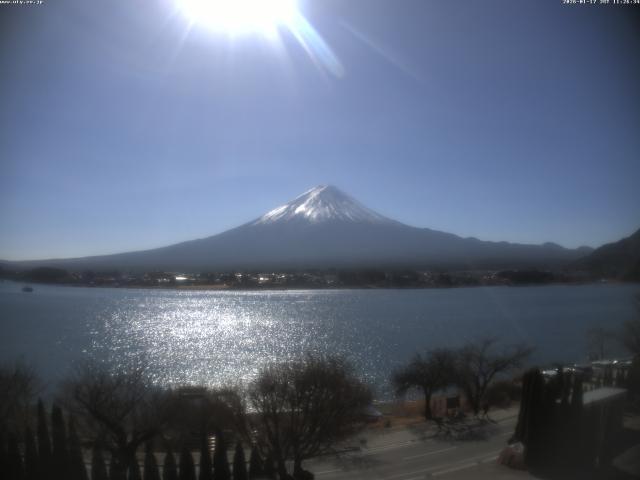 河口湖からの富士山