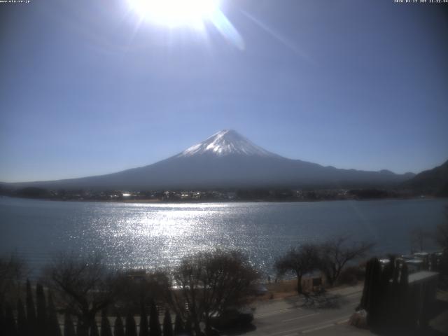 河口湖からの富士山