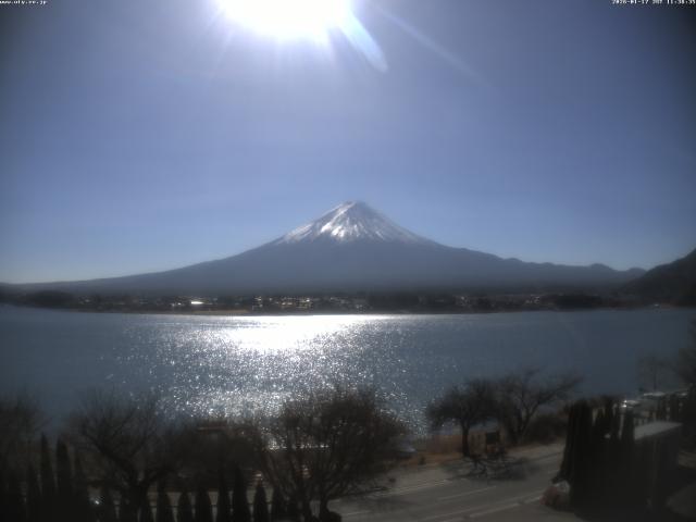 河口湖からの富士山