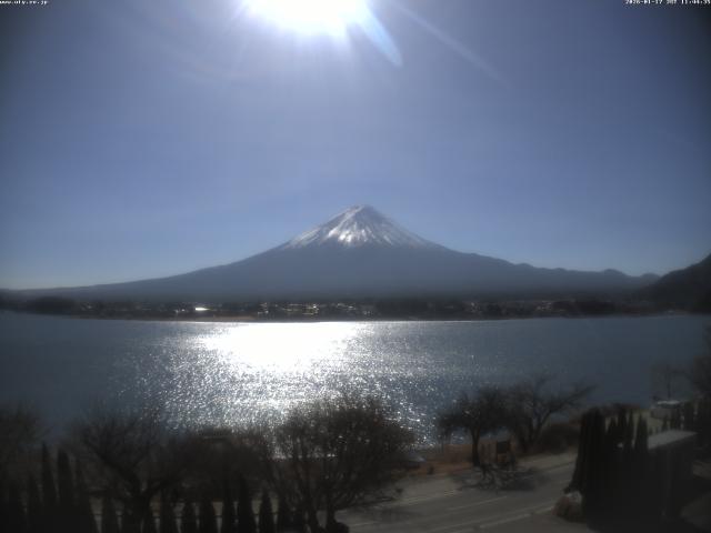 河口湖からの富士山