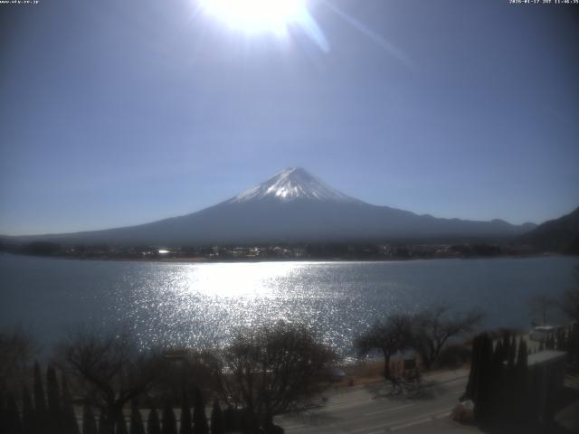 河口湖からの富士山