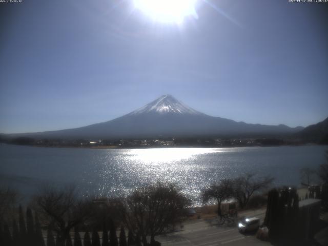 河口湖からの富士山