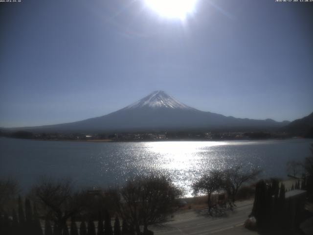 河口湖からの富士山