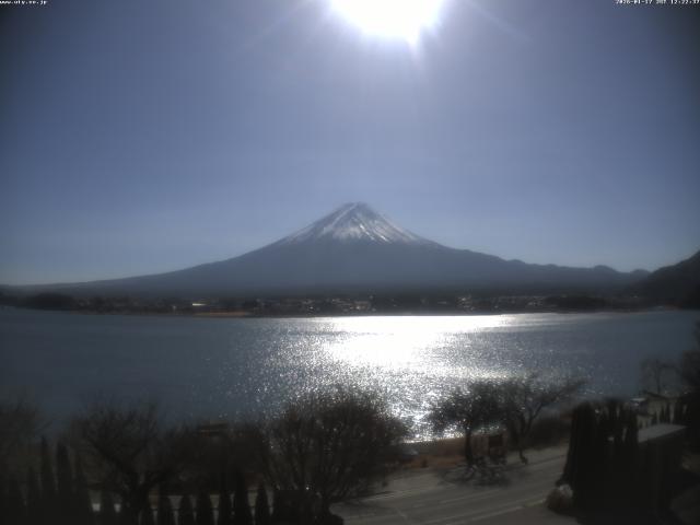河口湖からの富士山