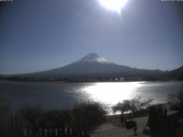 河口湖からの富士山