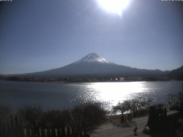 河口湖からの富士山
