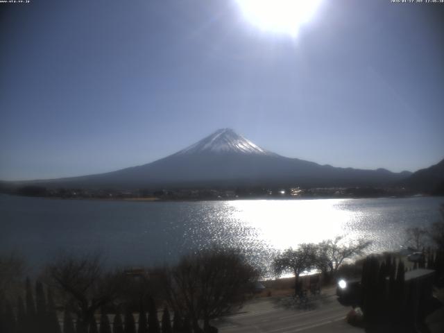 河口湖からの富士山